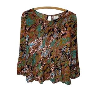 O’Neill Lavinia printed blouse size medium